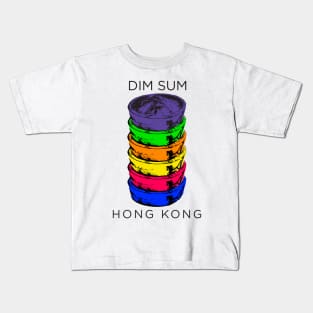 The Bamboo Dim Sum Steaming Basket Hong Kong&#39;s Hidden Gem, Kids T-Shirt